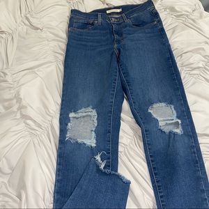 Levi’s Mile high skinny jeans
